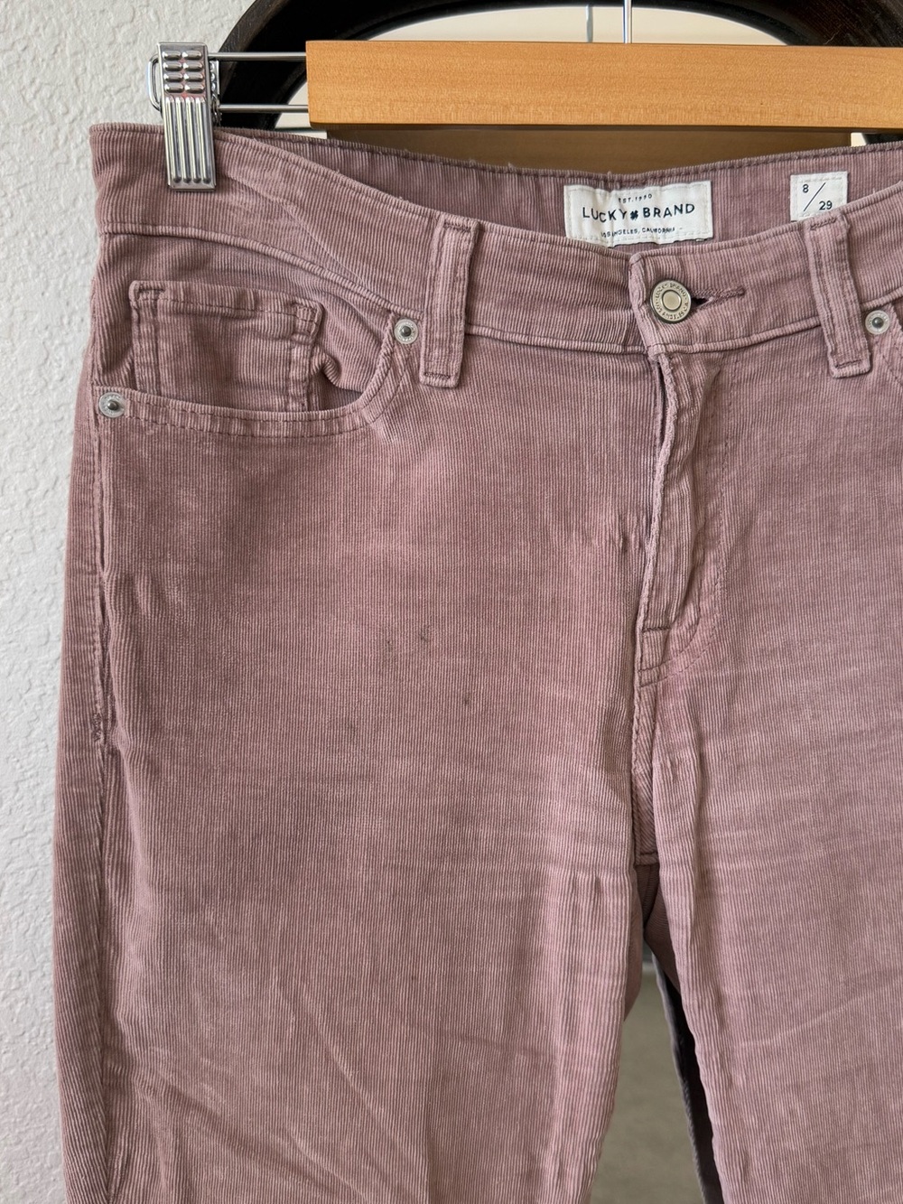Lucky Brand Ava Skinny Jeans (dusty rose) Size 8/29 - Picture 6 of 6